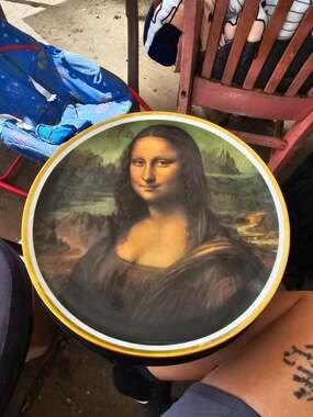 Germany Decor Plate After Leonardo Da Vinci " Mona Lisa"